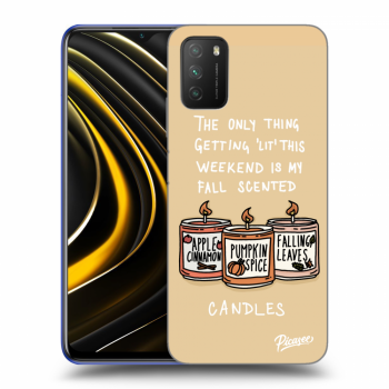 Ovitek za Xiaomi Poco M3 - Candles