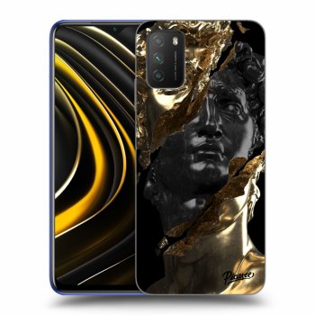 Ovitek za Xiaomi Poco M3 - Gold - Black