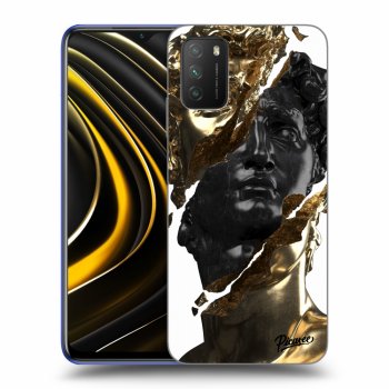 Ovitek za Xiaomi Poco M3 - Gold - Black