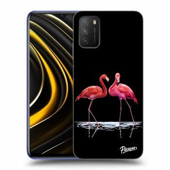 Ovitek za Xiaomi Poco M3 - Flamingos couple