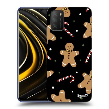 Picasee silikonski črni ovitek za Xiaomi Poco M3 - Gingerbread