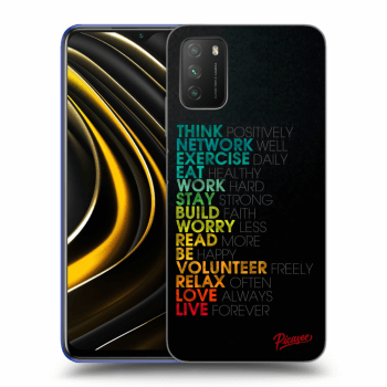 Ovitek za Xiaomi Poco M3 - Motto life