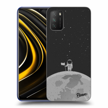 Picasee silikonski črni ovitek za Xiaomi Poco M3 - Astronaut