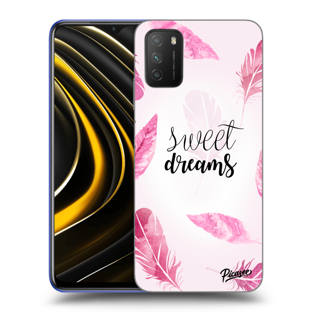 Picasee silikonski črni ovitek za Xiaomi Poco M3 - Sweet dreams