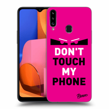 Ovitek za Samsung Galaxy A20s - Shadow Eye - Pink