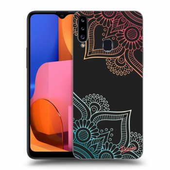 Ovitek za Samsung Galaxy A20s - Flowers pattern