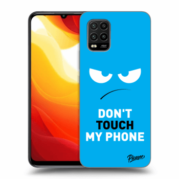 Ovitek za Xiaomi Mi 10 Lite - Angry Eyes - Blue