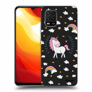 Picasee silikonski črni ovitek za Xiaomi Mi 10 Lite - Unicorn star heaven