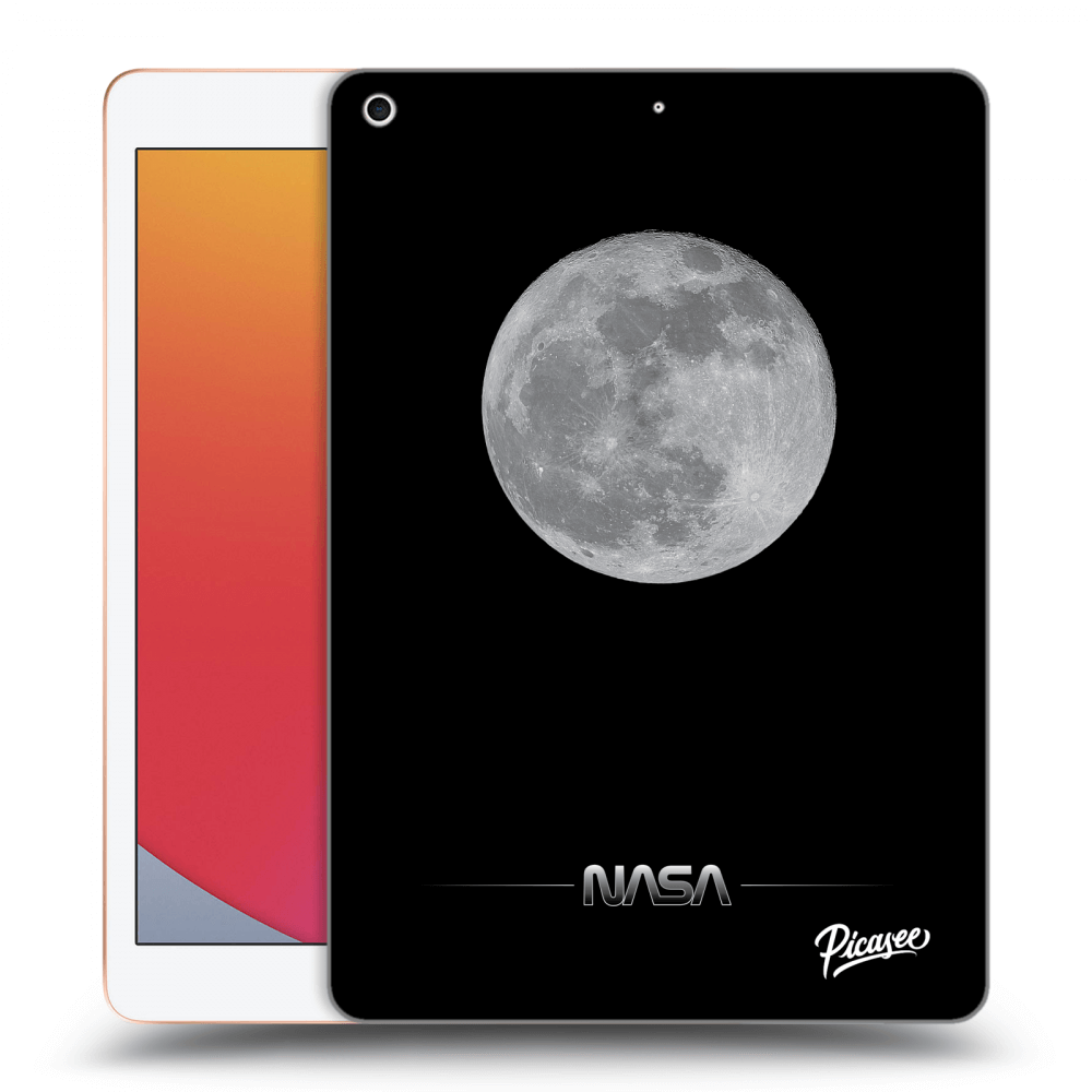 Picasee silikonski prozorni ovitek za Apple iPad 10.2" 2020 (8. gen) - Moon Minimal