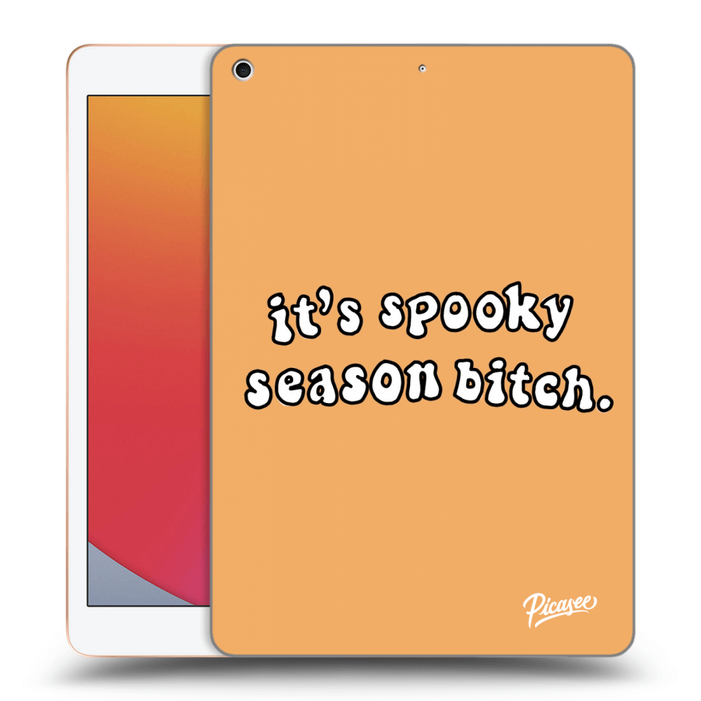 Picasee silikonski prozorni ovitek za Apple iPad 10.2" 2020 (8. gen) - Spooky season