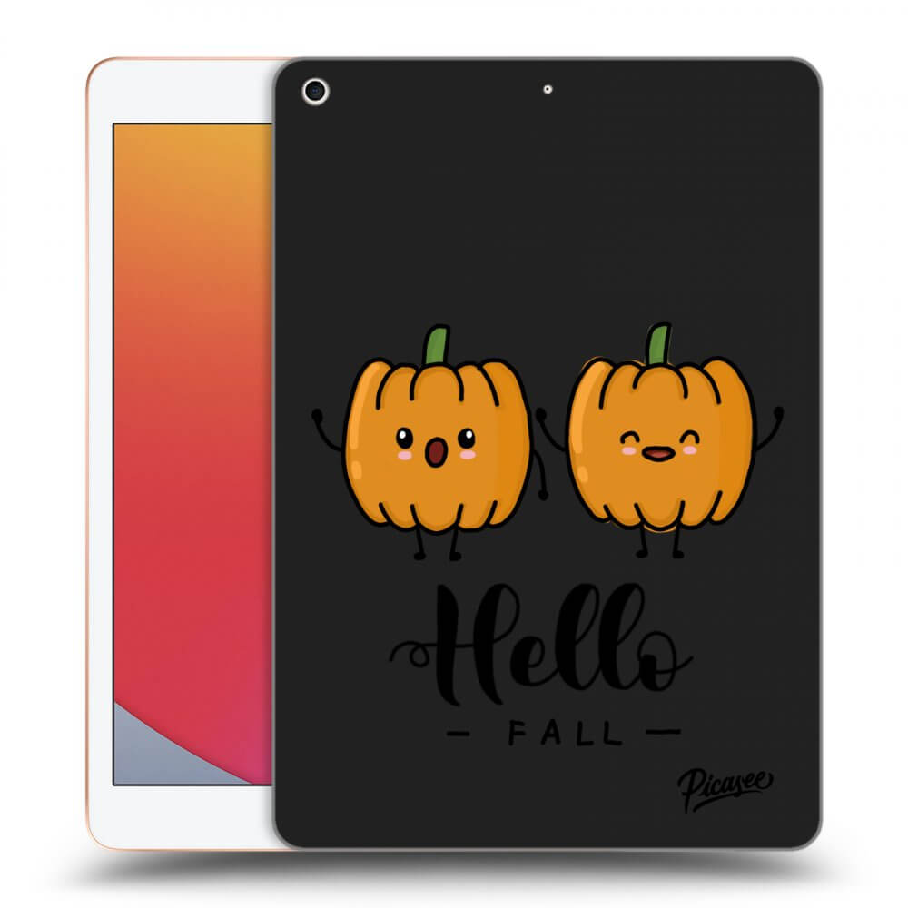 Picasee silikonski črni ovitek za Apple iPad 10.2" 2020 (8. gen) - Hallo Fall