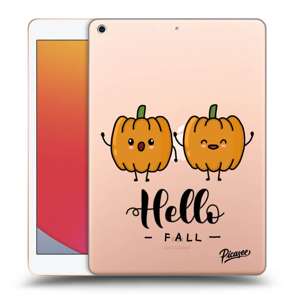 Picasee silikonski prozorni ovitek za Apple iPad 10.2" 2020 (8. gen) - Hallo Fall