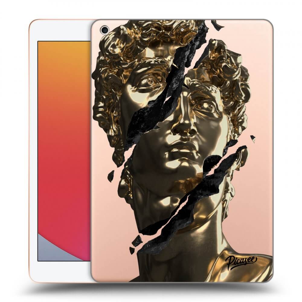 Picasee silikonski prozorni ovitek za Apple iPad 10.2" 2020 (8. gen) - Golder