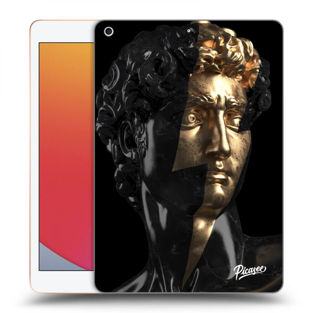 Picasee silikonski črni ovitek za Apple iPad 10.2" 2020 (8. gen) - Wildfire - Black