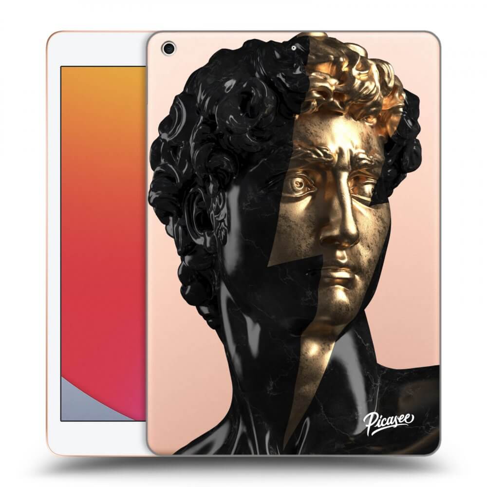 Picasee silikonski prozorni ovitek za Apple iPad 10.2" 2020 (8. gen) - Wildfire - Black