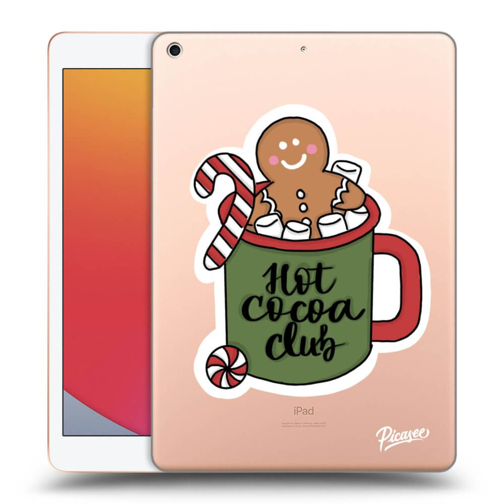 Picasee silikonski prozorni ovitek za Apple iPad 10.2" 2020 (8. gen) - Hot Cocoa Club