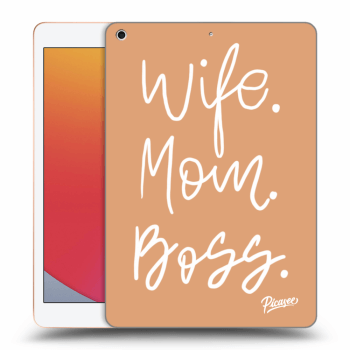 Picasee silikonski črni ovitek za Apple iPad 10.2" 2020 (8. gen) - Boss Mama