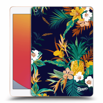 Picasee silikonski prozorni ovitek za Apple iPad 10.2" 2020 (8. gen) - Pineapple Color