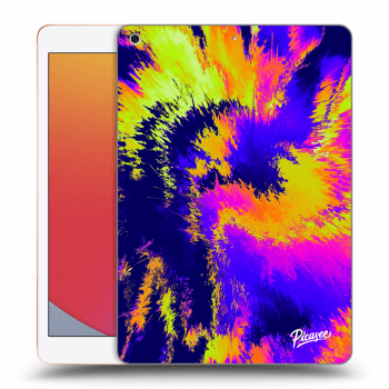 Picasee silikonski prozorni ovitek za Apple iPad 10.2" 2020 (8. gen) - Burn