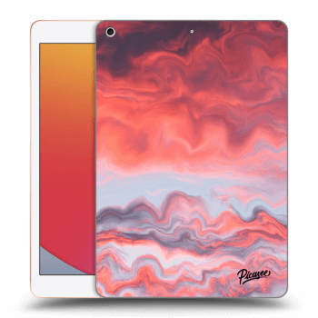 Picasee silikonski prozorni ovitek za Apple iPad 10.2" 2020 (8. gen) - Sunset