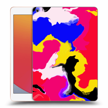 Picasee silikonski prozorni ovitek za Apple iPad 10.2" 2020 (8. gen) - Watercolor