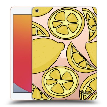 Picasee silikonski prozorni ovitek za Apple iPad 10.2" 2020 (8. gen) - Lemon