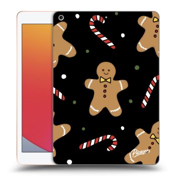 Picasee silikonski črni ovitek za Apple iPad 10.2" 2020 (8. gen) - Gingerbread