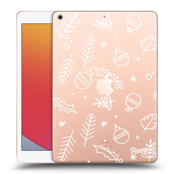 Picasee silikonski prozorni ovitek za Apple iPad 10.2" 2020 (8. gen) - Mistletoe