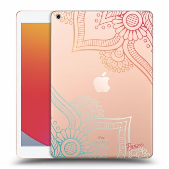 Picasee silikonski prozorni ovitek za Apple iPad 10.2" 2020 (8. gen) - Flowers pattern