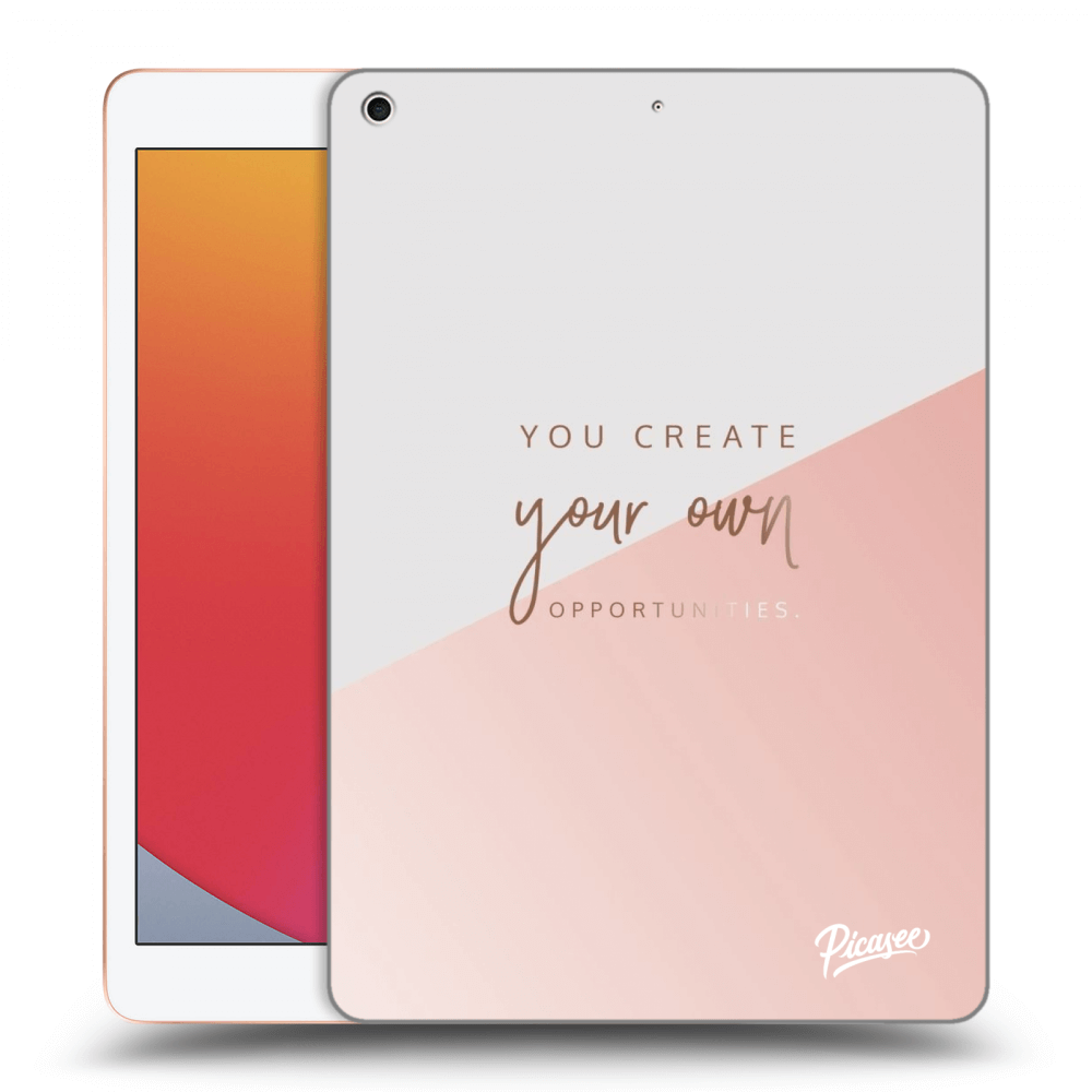 Picasee silikonski prozorni ovitek za Apple iPad 10.2" 2020 (8. gen) - You create your own opportunities