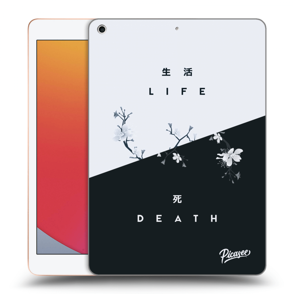 Picasee silikonski črni ovitek za Apple iPad 10.2" 2020 (8. gen) - Life - Death