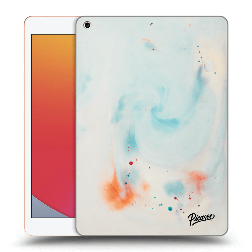 Picasee silikonski prozorni ovitek za Apple iPad 10.2" 2020 (8. gen) - Splash