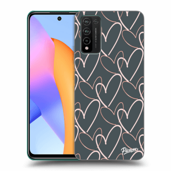 Picasee silikonski prozorni ovitek za Honor 10X Lite - Lots of love