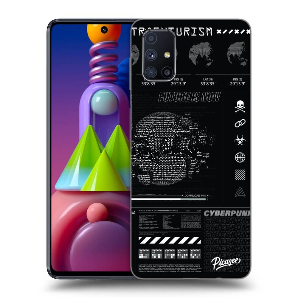 Picasee silikonski črni ovitek za Samsung Galaxy M51 M515F - FUTURE