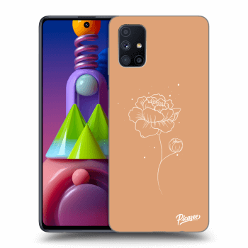 Ovitek za Samsung Galaxy M51 M515F - Peonies