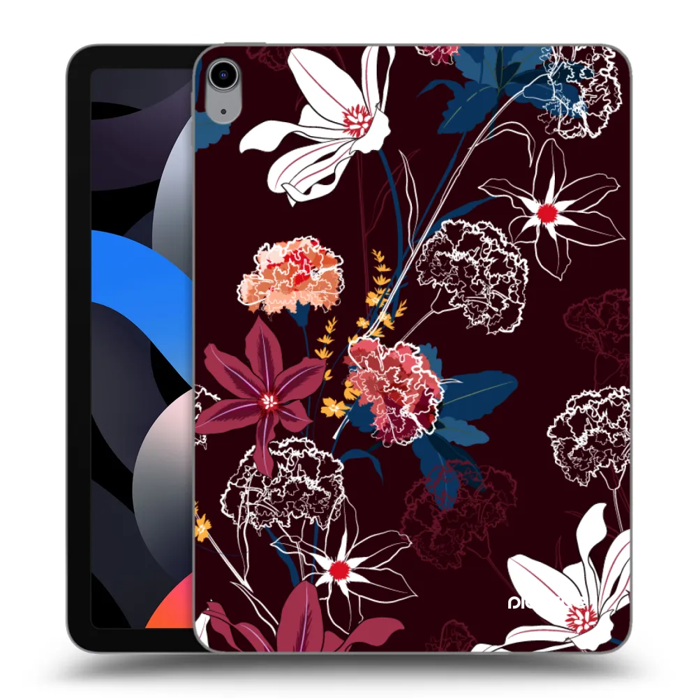 Picasee silikonski prozorni ovitek za Apple iPad Air 4 10.9" 2020 - Dark Meadow