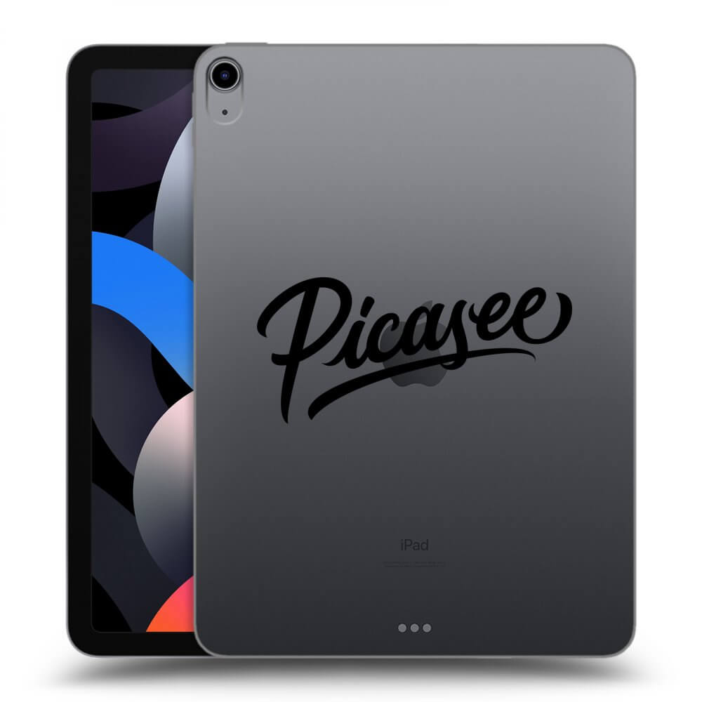 Picasee silikonski prozorni ovitek za Apple iPad Air 4 10.9" 2020 - Picasee - old logo - black