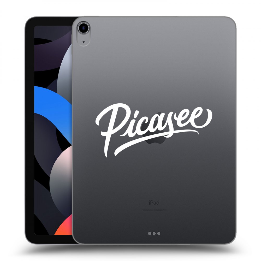 Picasee silikonski prozorni ovitek za Apple iPad Air 4 10.9" 2020 - Picasee - old logo - white