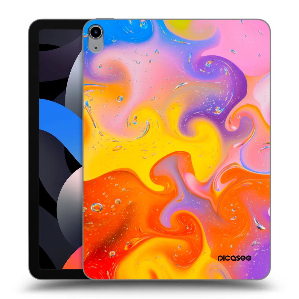 Picasee silikonski prozorni ovitek za Apple iPad Air 4 10.9" 2020 - Bubbles