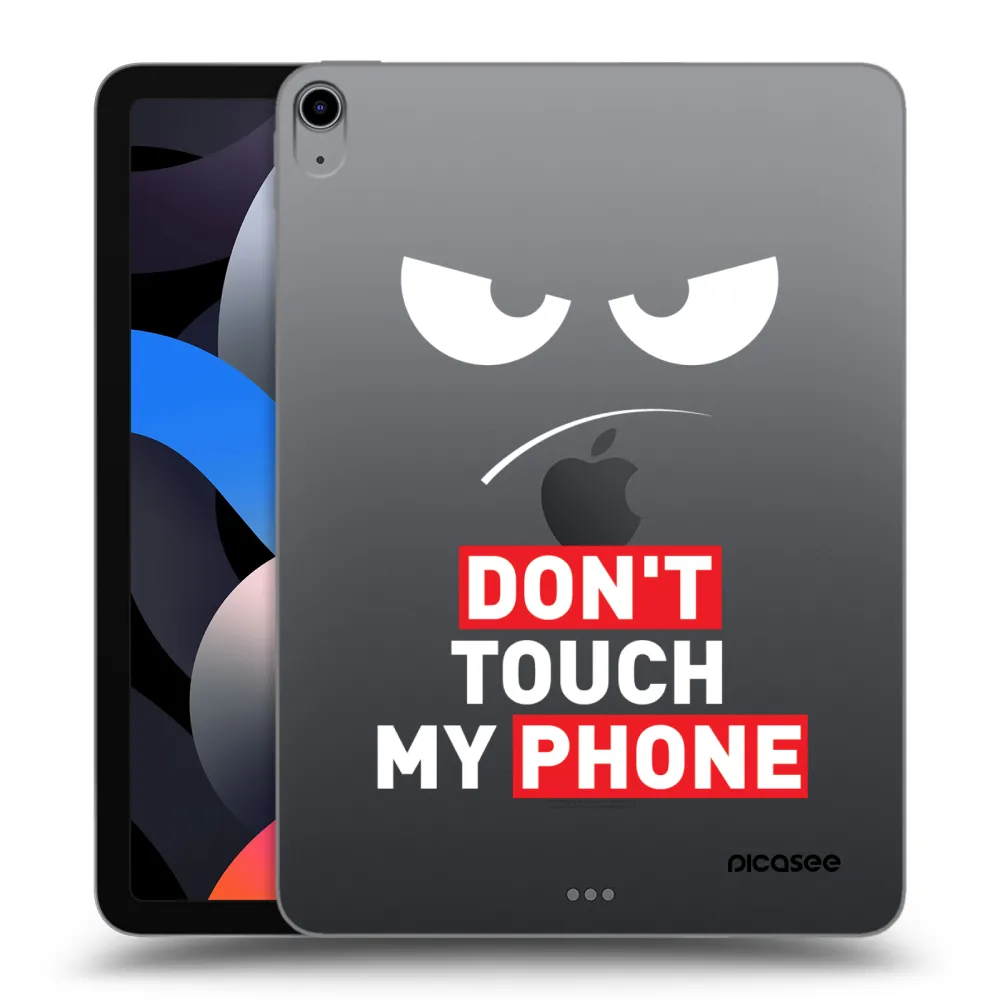 Picasee silikonski prozorni ovitek za Apple iPad Air 4 10.9" 2020 - Angry Eyes - Transparent
