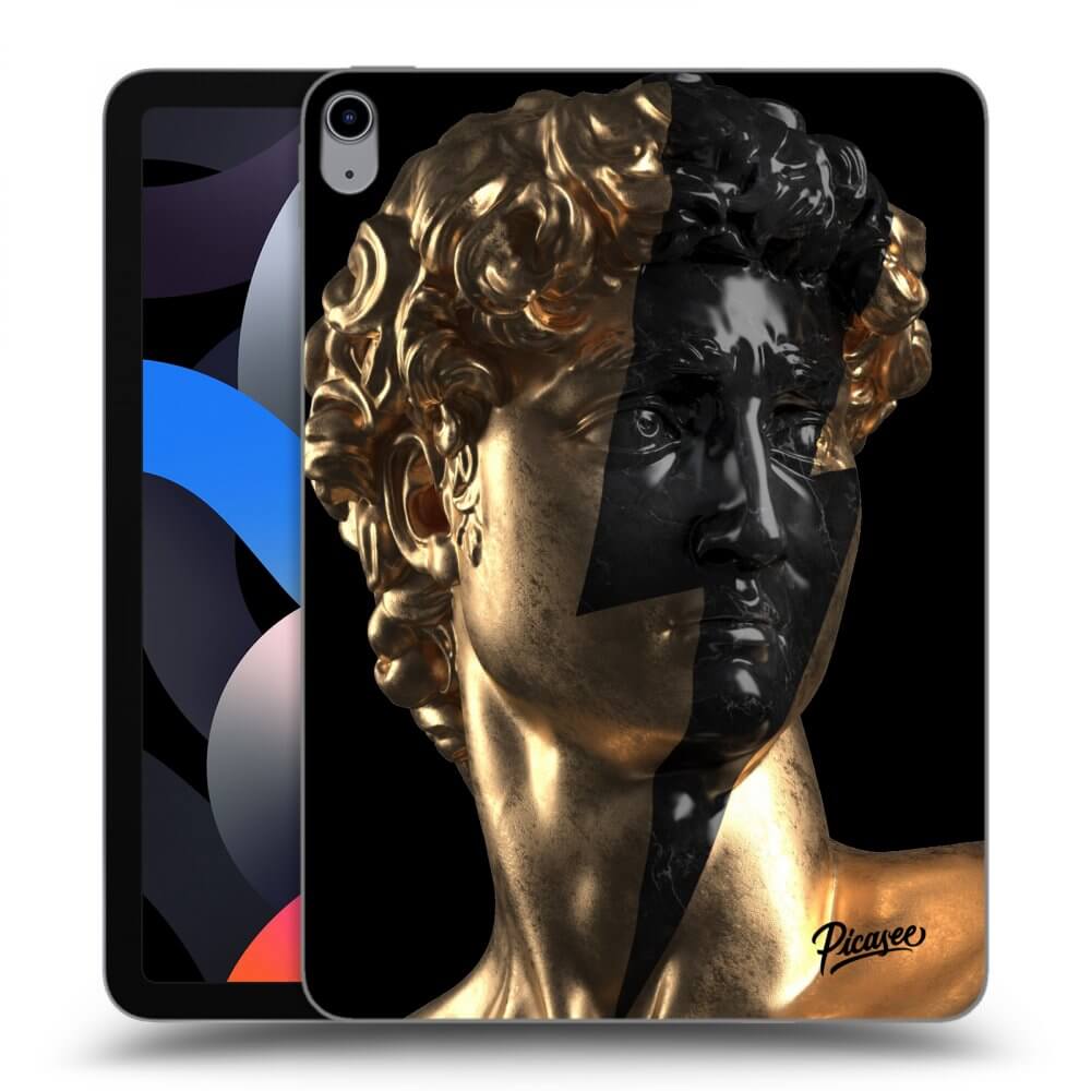 Picasee silikonski črni ovitek za Apple iPad Air 4 10.9" 2020 - Wildfire - Gold