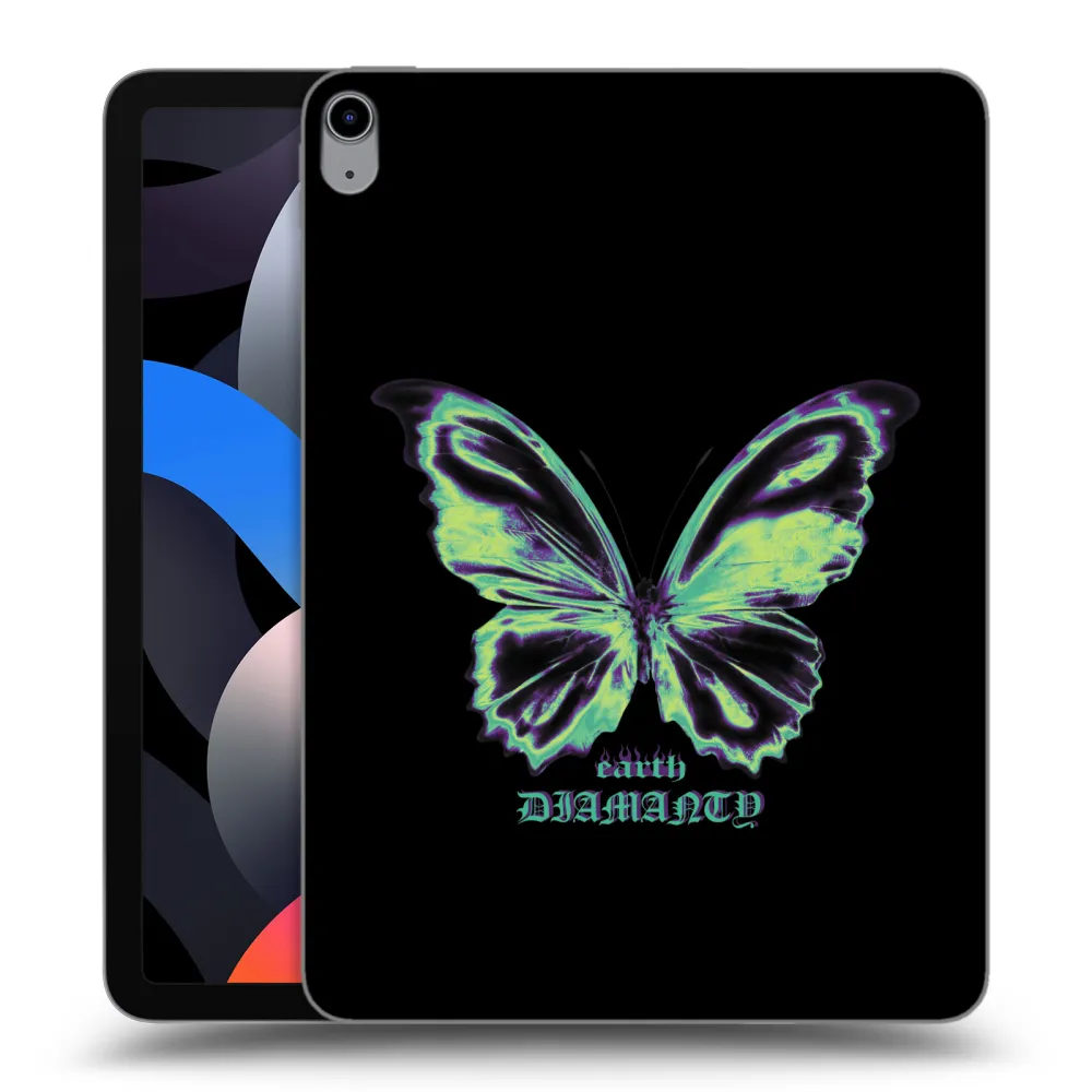 Picasee silikonski prozorni ovitek za Apple iPad Air 4 10.9" 2020 - Diamanty Blue