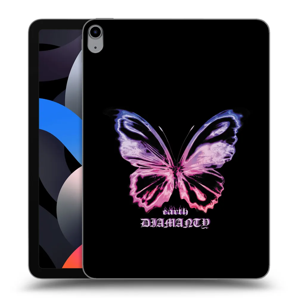 Picasee silikonski prozorni ovitek za Apple iPad Air 4 10.9" 2020 - Diamanty Purple