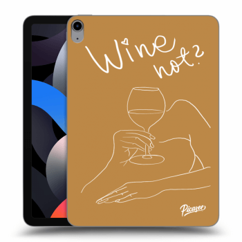 Picasee silikonski prozorni ovitek za Apple iPad Air 4 10.9" 2020 - Wine not