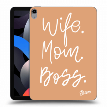 Picasee silikonski prozorni ovitek za Apple iPad Air 4 10.9" 2020 - Boss Mama
