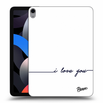 Picasee silikonski prozorni ovitek za Apple iPad Air 4 10.9" 2020 - I love you