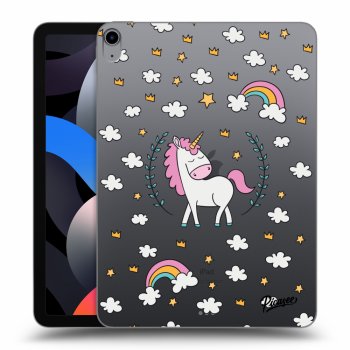 Picasee silikonski prozorni ovitek za Apple iPad Air 4 10.9" 2020 - Unicorn star heaven