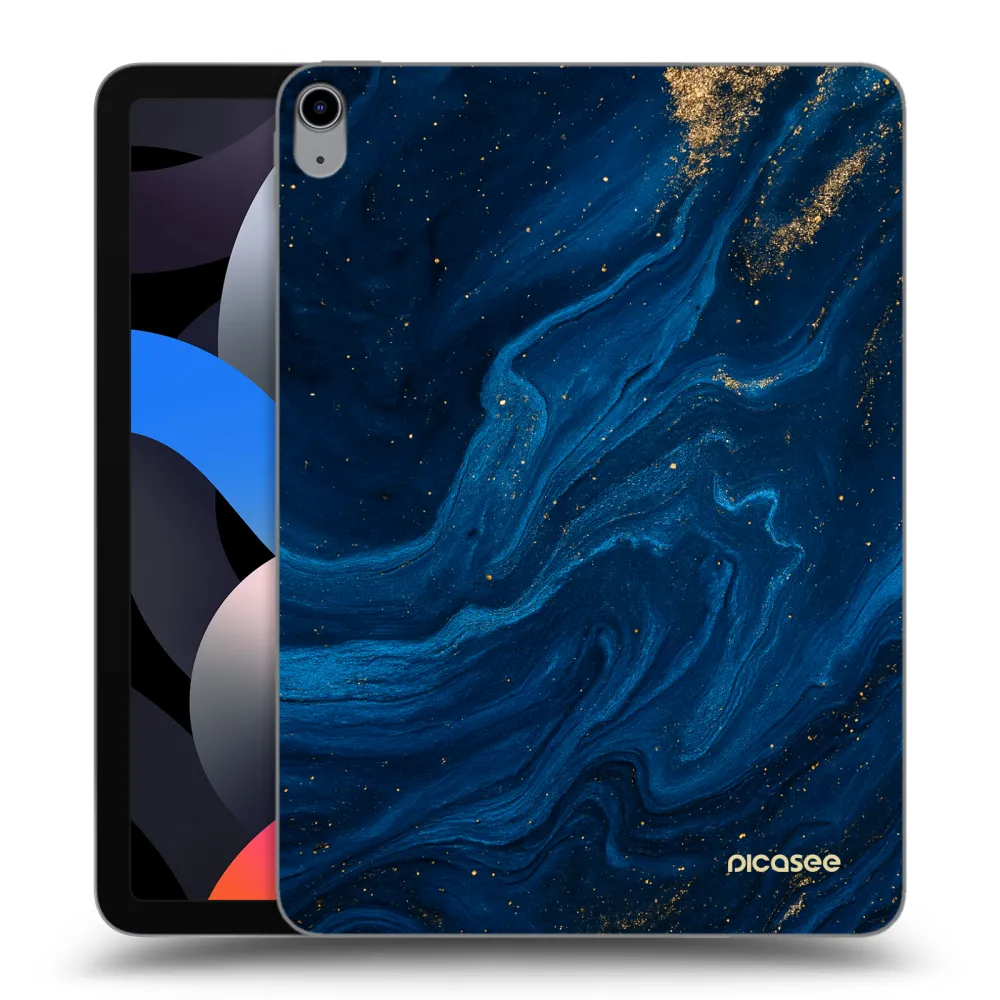 Picasee silikonski prozorni ovitek za Apple iPad Air 4 10.9" 2020 - Blue