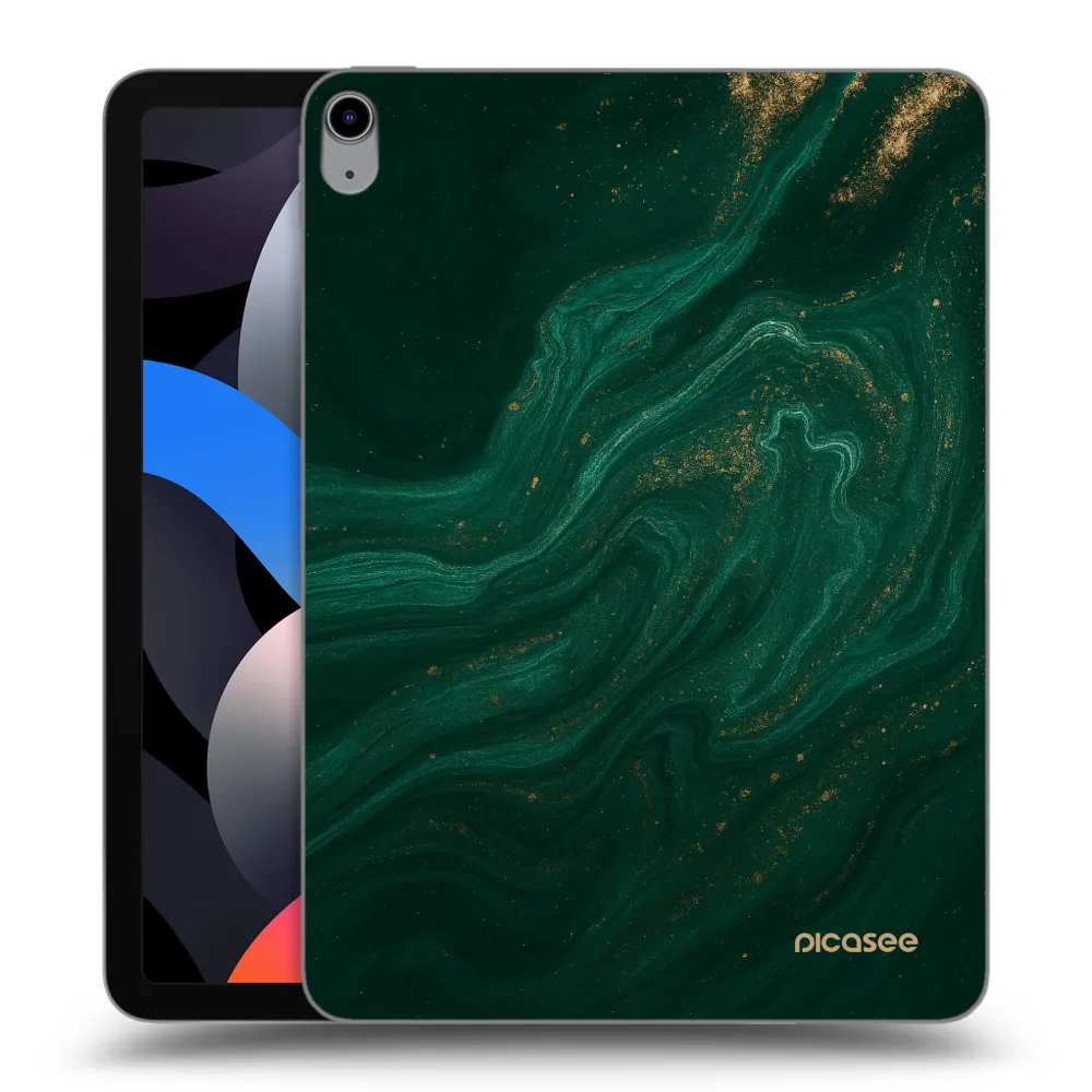 Picasee silikonski prozorni ovitek za Apple iPad Air 4 10.9" 2020 - Green
