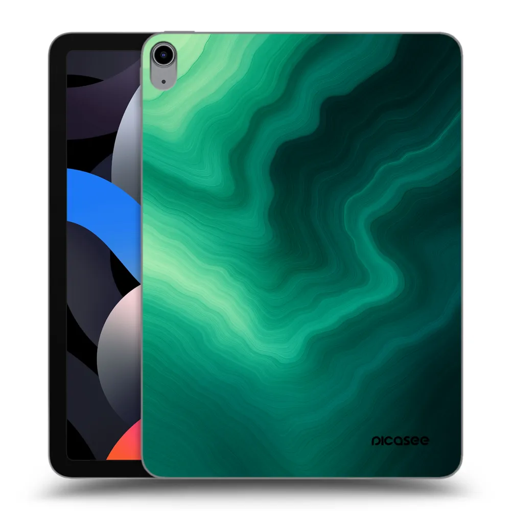 Picasee silikonski prozorni ovitek za Apple iPad Air 4 10.9" 2020 - Malachite